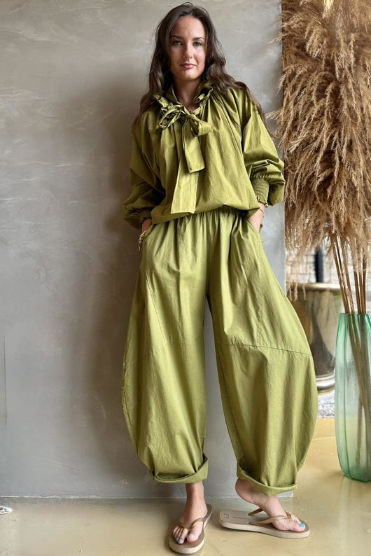 Paloma Classic Barrel Pant Olive